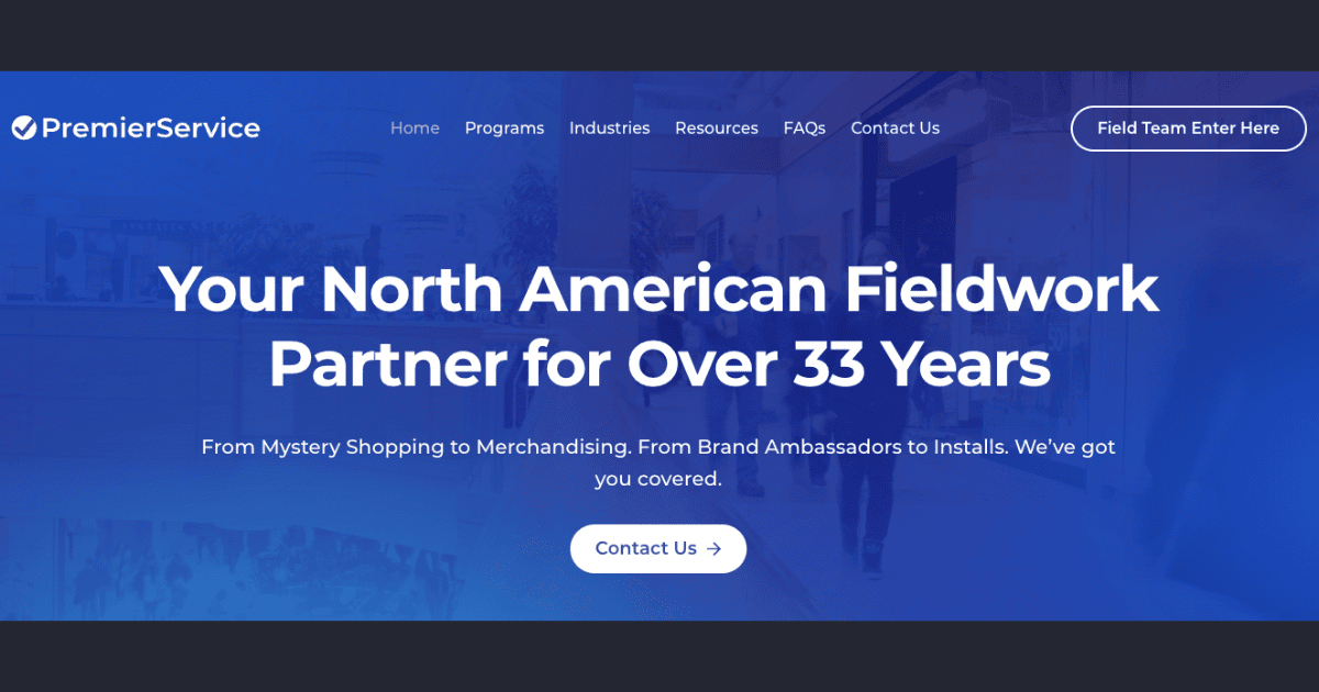 Premier Service | Your Fieldwork Partner